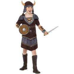 Piraat & Viking Kostuum | Walhalla Viking Sigrid | Meisje | Medium | Carnaval kostuum | Verkleedkleding